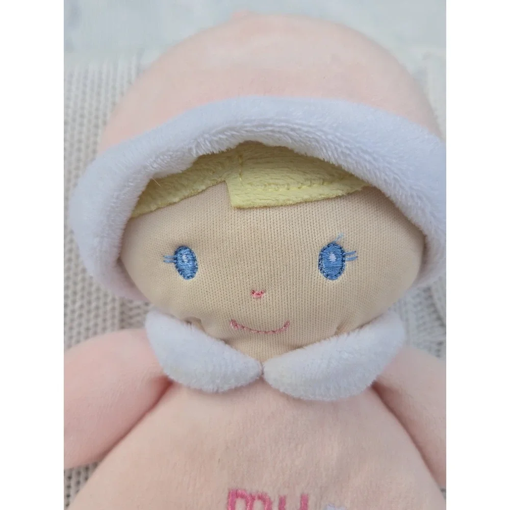 Baby Ganz Collection My First Doll Pink Plush Soft Lovey‎ Security Toy Stuffed